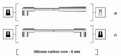 MAGNETI MARELLI 941185100771 -  Комплект проводов зажигания